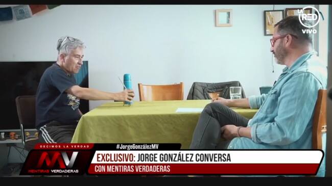 Eduardo Fuentes tras entrevistas a Jorge González Mentiras Verdaderas | Captura La Red