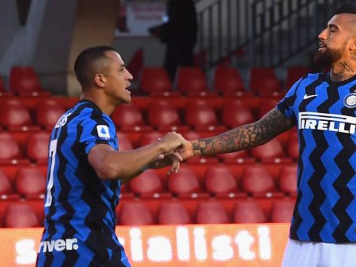 Desde Italia aseguran que Vidal volverá para el próximo partido del Inter, mientras que Sánchez estaría descartado hasta 2021