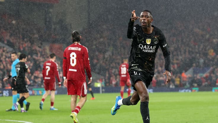 PSG no se deja intimidar en Anfield y sigue firme en la defensa de su título de la Champions League