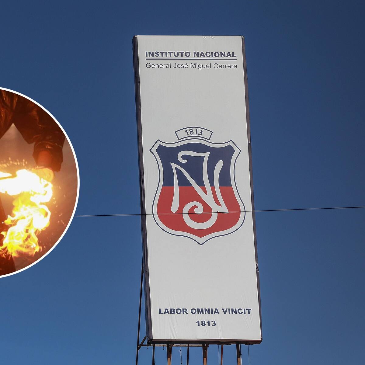 “Es lo que hacen siempre”: profesor atacado con bomba molotov en el Instituto Nacional detalla cómo logró salir ileso