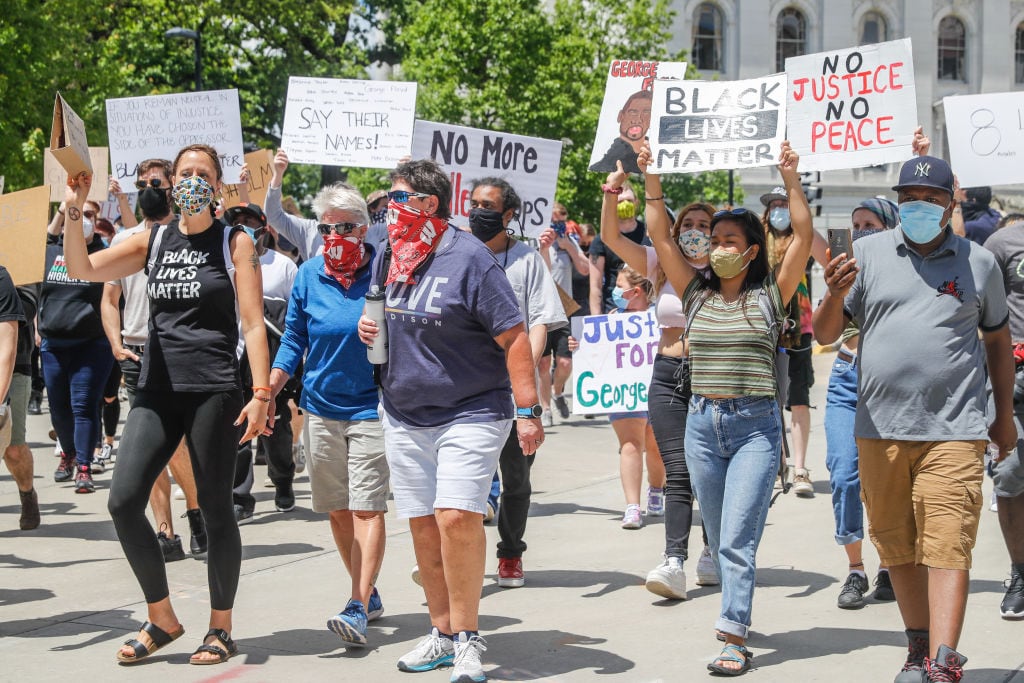 Protestas contra el racismo en Madison