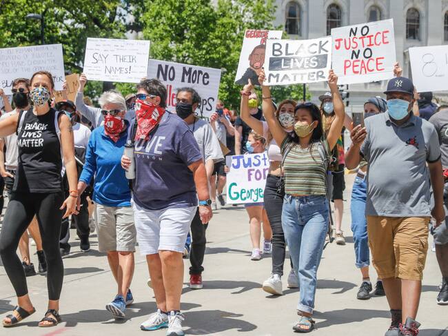 Protestas contra el racismo en Madison