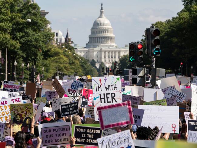 Manifestación por los derechos de las mujeres en Washington