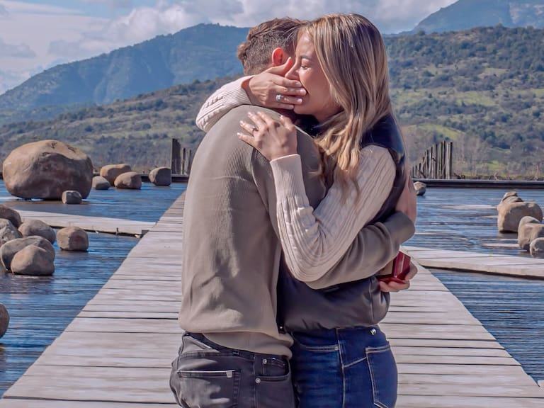 Camila Andrade y su novio Jorge Yungue