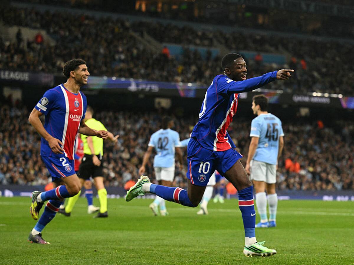 Despertó tarde: Manchester City fue sorprendido por el PSG y cayó en una nueva jornada de la Champions League