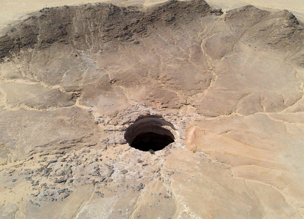 El pozo del infierno, agujero de Barhout, Yemen