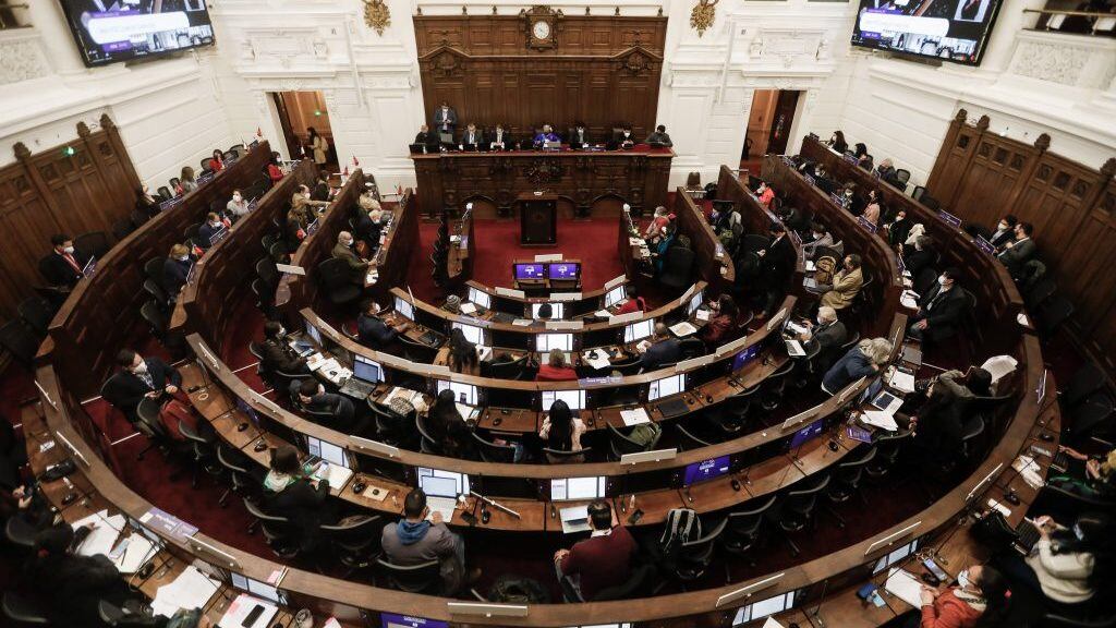 14 de Septiembre de 2021/SANTIAGOVista de  la sesión nro20,en cual se vota los dos tercios que está en polémica en el Ex Congreso Nacional, durante una nueva jornada de la Convención Constitucional.
FOTO:CRISTOBAL ESCOBAR /AGENCIAUNO