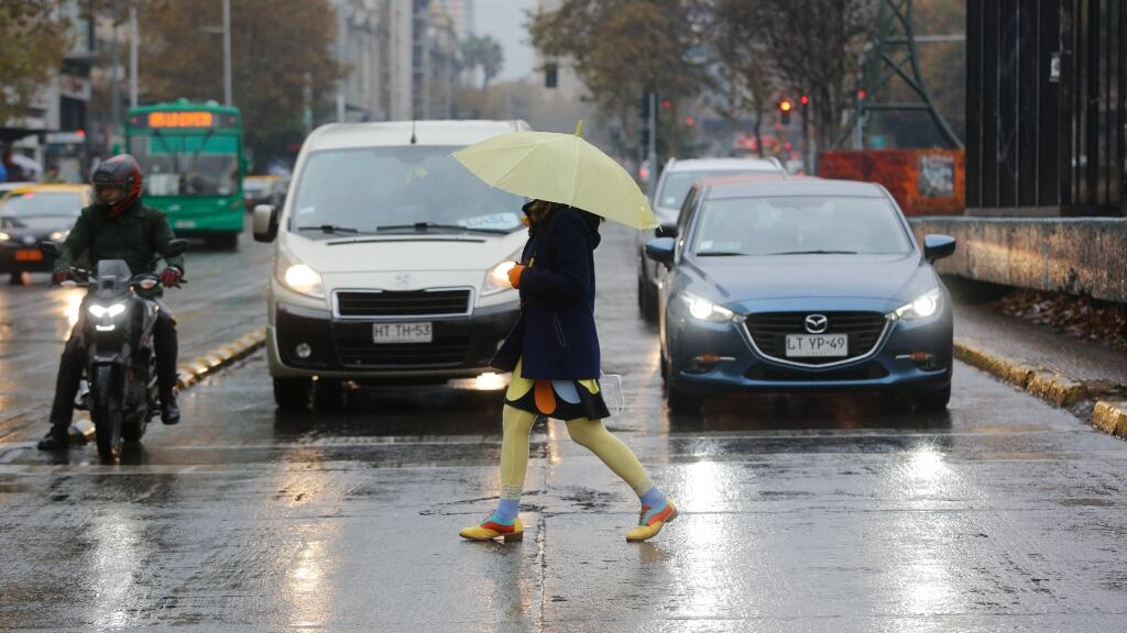 Lluvia en Santiago