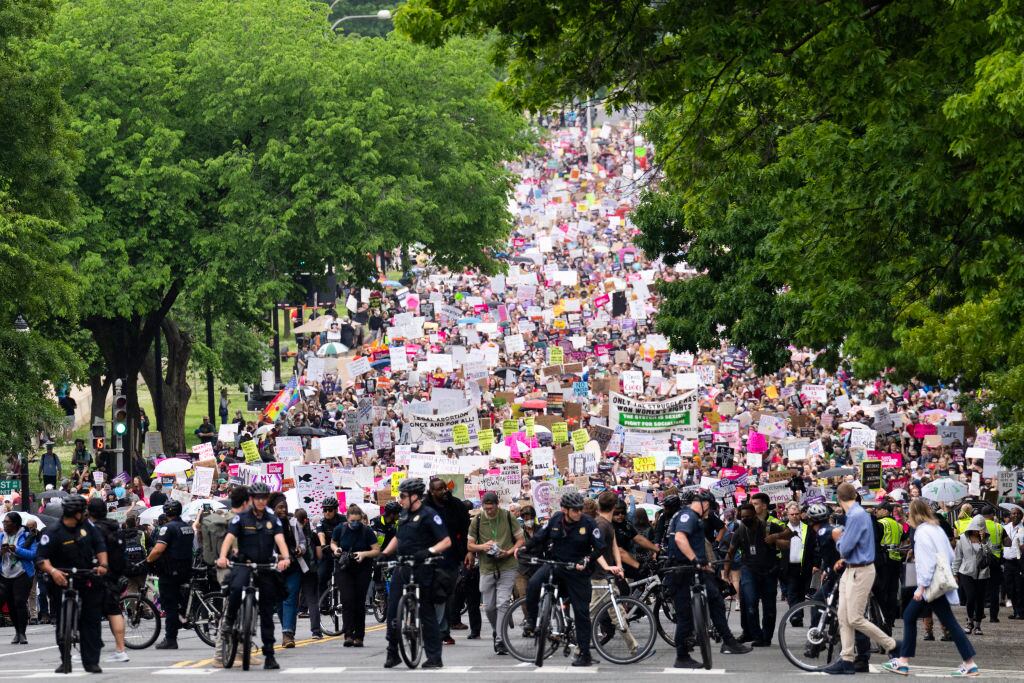 Masiva marcha a favor de los derechos reproductivos en Washington