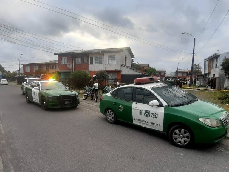 Menor de 11 años muere producto de un impacto de bala en Hualpén