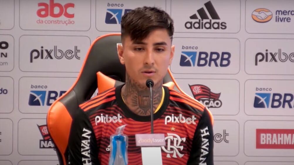 Erick Pulgar responde a las críticas en su arribo al Flamengo: "No tengo miedo y trataré de revertir todo lo que piensan de mí"