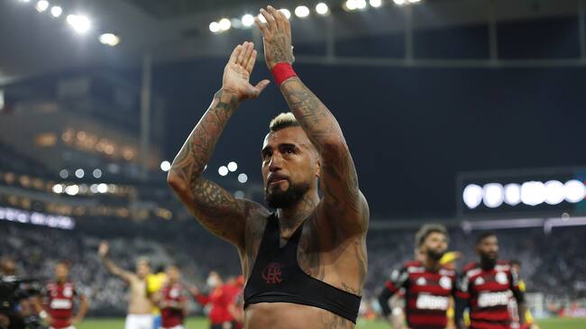 arturo vidal, flamengo, copa libertadores,