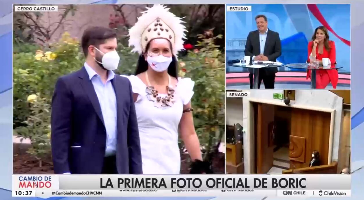 Gabriel Boric apareció sin corbata | Chilevisión