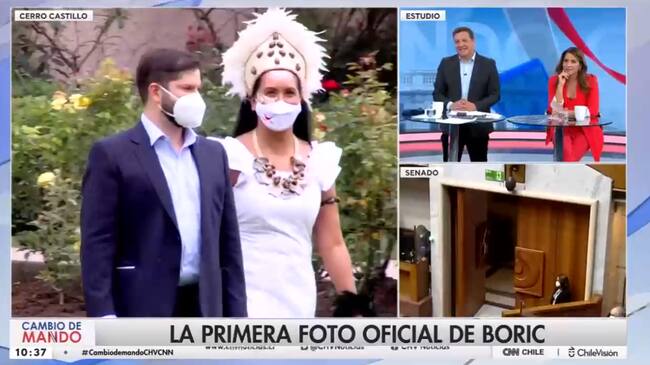 Gabriel Boric apareció sin corbata | Chilevisión