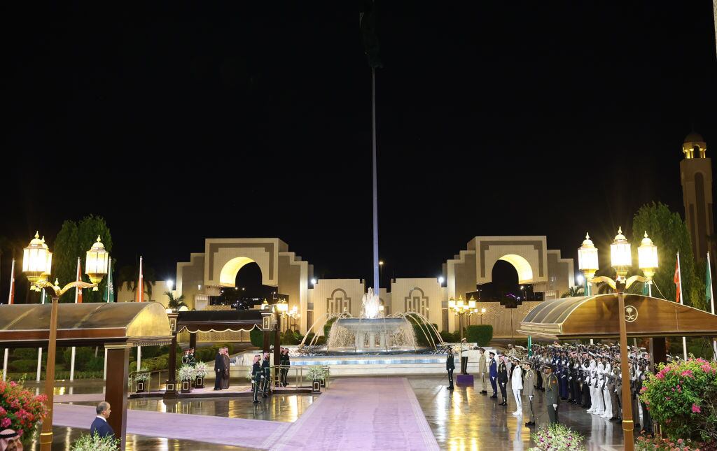 Evento oficial en un palacio de la monarquía en Yidda de Arabia Saudita