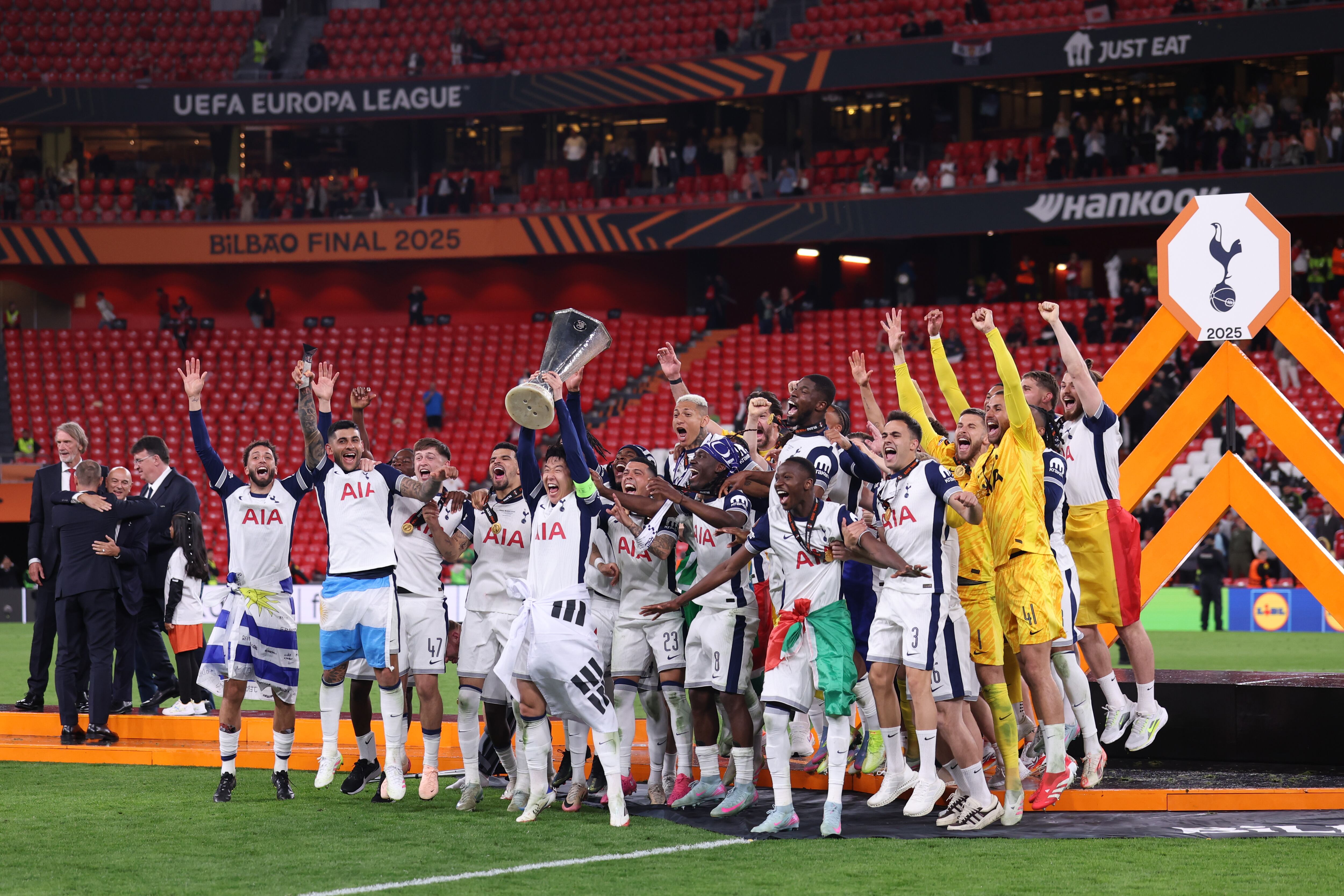 Así quedó el palmarés de la Europa League tras el título del Tottenham | Getty Images