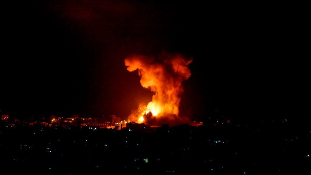 Israel realizó un ataque aéreo sobre Gaza
