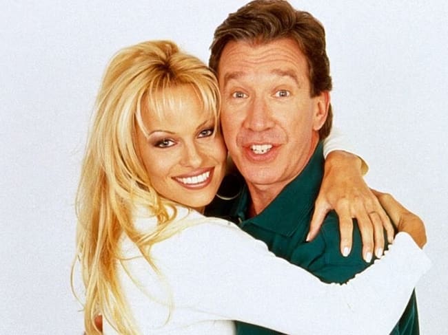 Pamela Anderson y Tim Allen.