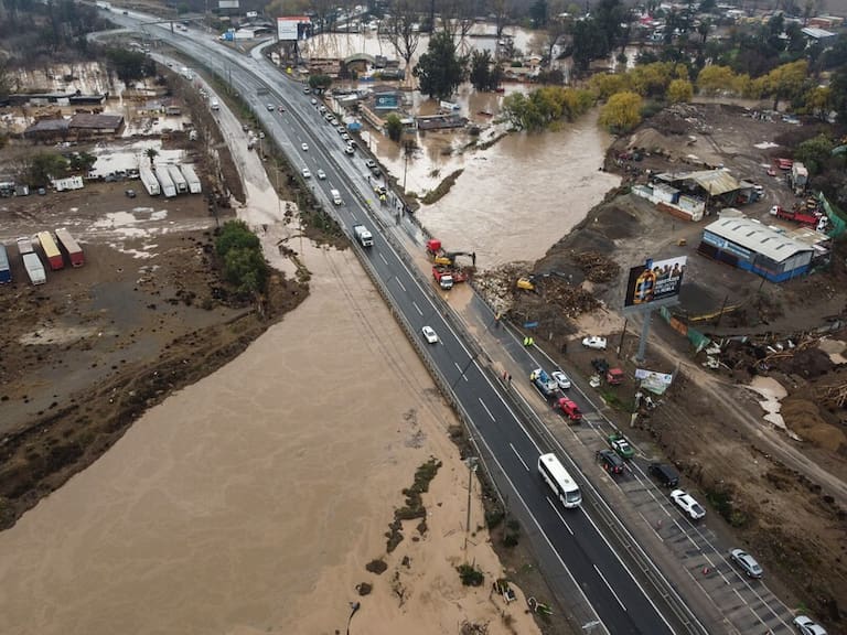 Sistema frontal en la zona central