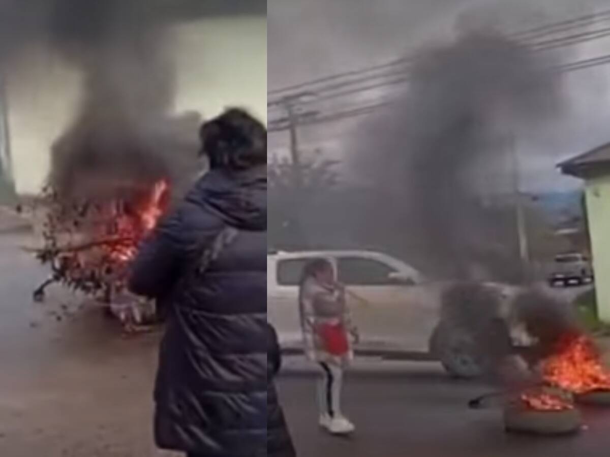 Llevan cuatro días sin luz: vecinos de Limache y Quillota protestan tras sistema frontal