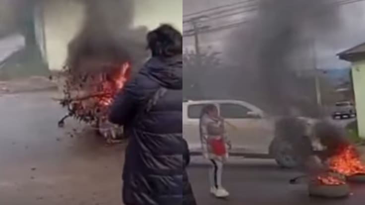 Llevan cuatro días sin luz: vecinos de Limache y Quillota protestan tras sistema frontal
