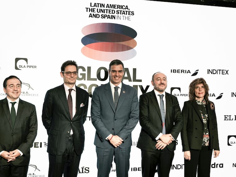 Pedro Sánchez en el foro ‘Latinoamérica, Estados Unidos y España en la economía global’: “Asistimos al final de un ciclo económico que nos ha marcado" | Cedida