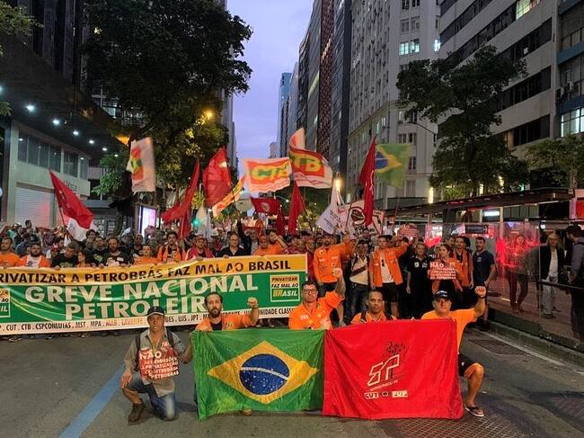 Huelga nacional de los trabajadores petroleros en Brasil