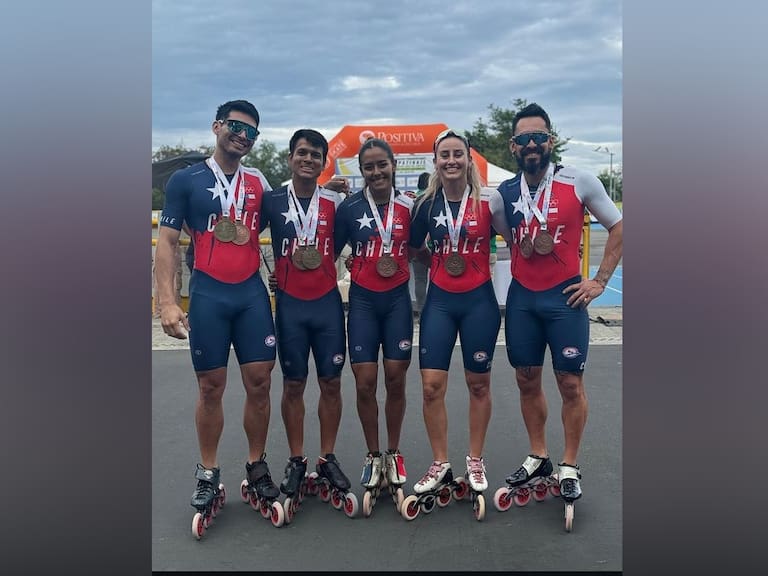 Terceros en el medallero: Chile saca cuentas alegres del Panamericano de patinaje en velocidad
