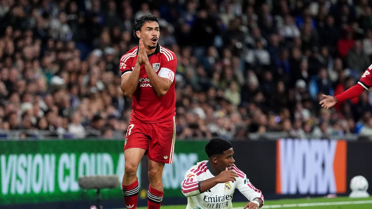 Gabriel Suazo sale goleado del Bernabéu: Real Madrid evidencia la gran falencia del Sevilla en la temporada