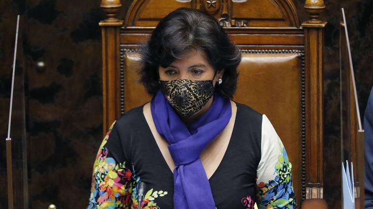 08 DE JUNIO DE 2021/VALPARAISOLa senadora Yasna Provoste, durante la sesion especial del Senado, que analiza el proyecto de ley que establece nuevas medidas tributarias para apoyar a las micro, pequeñas y medianas empresas, por la crisis generada por la enfermedad Covid-19.
FOTO: LEONARDO RUBILAR CHANDIA/AGENCIAUNO