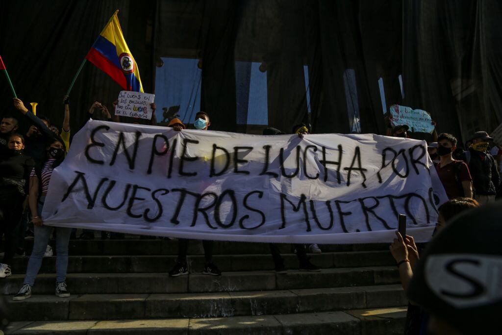 Cartel denuncia las muertes durante las protestas en Colombia