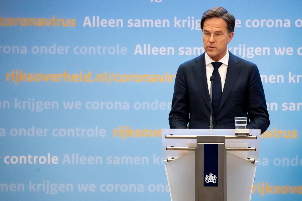 El primer ministro holandés Mark Rutte