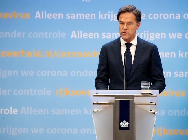 El primer ministro holandés Mark Rutte