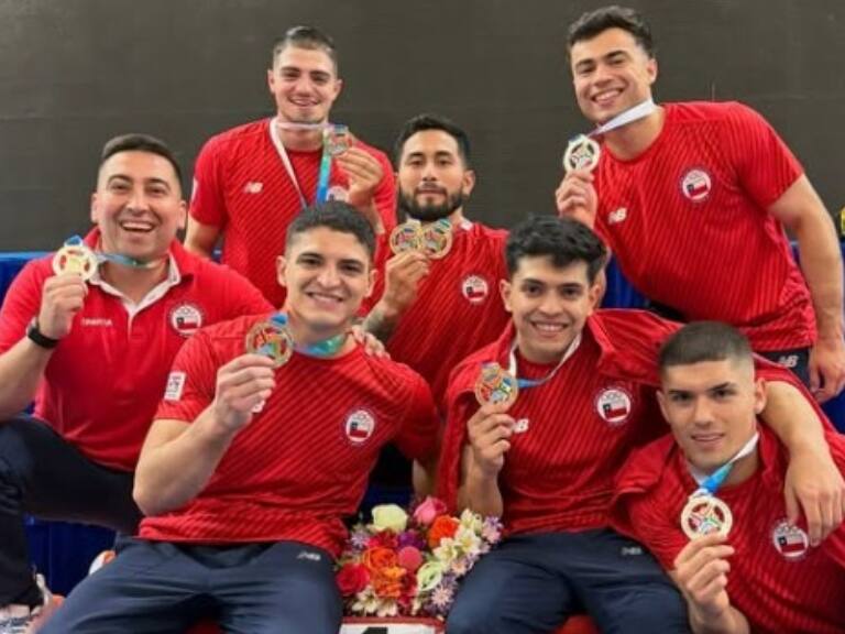 Chile logra inédita medalla de oro por equipos en el Sudamericano de gimnasia artística