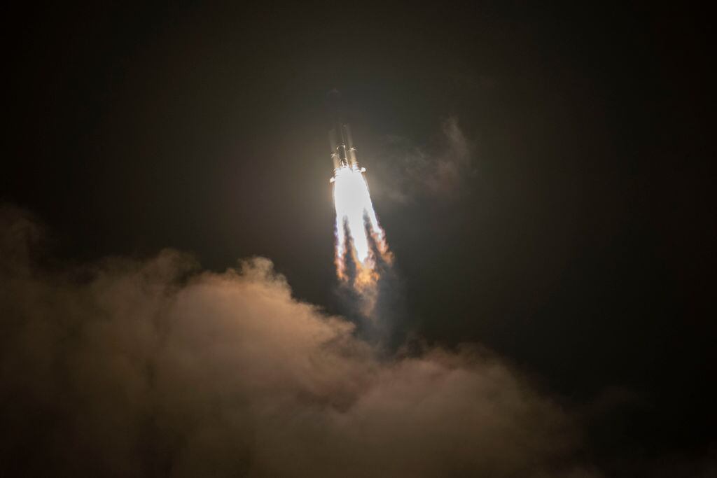 La nave de carga Tianzhou-2 en viaje al espacio