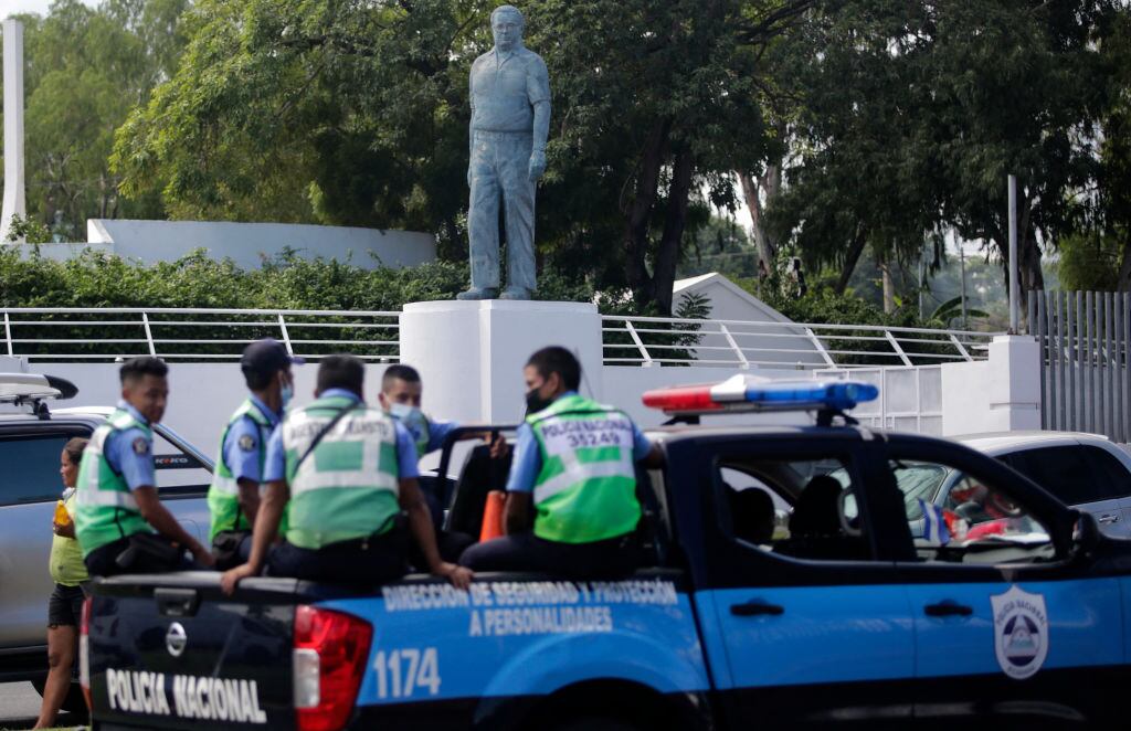 La policía vigila el domicilio de Cristiana Chamorro en Managua