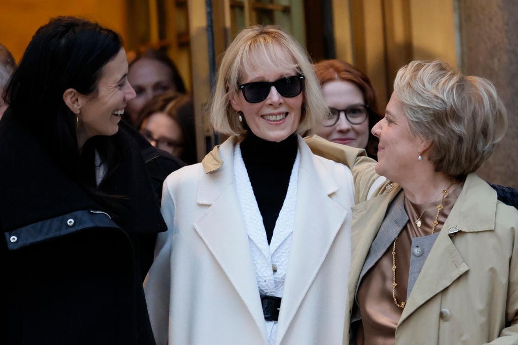 Getty Images | E. Jean Carroll saliendo del tribunal tras conocerse veredicto contra Donald Trump