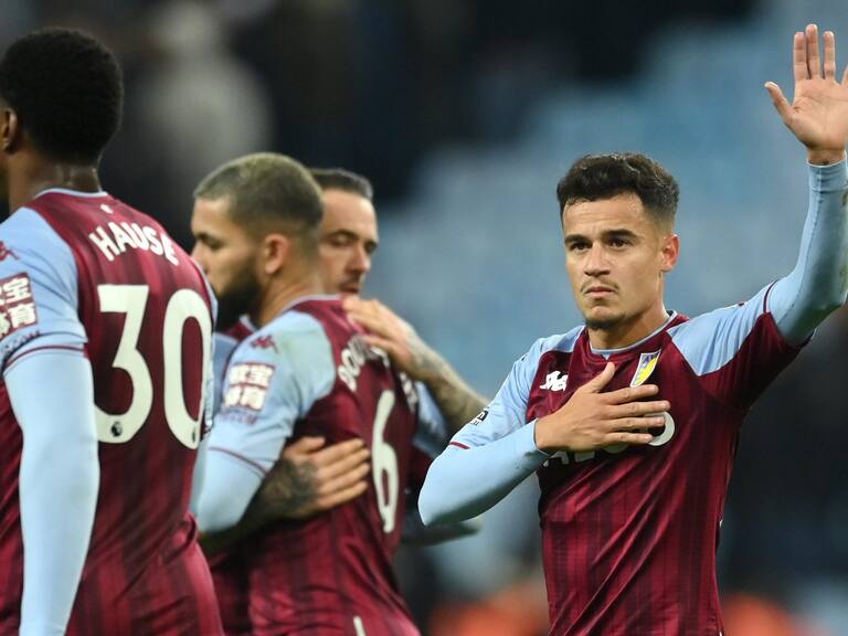 Philippe Coutinho salva al Aston Villa en empate contra Manchester United