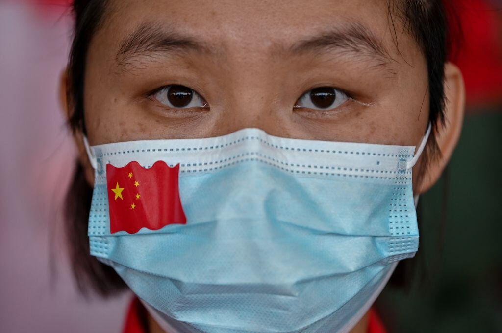 Una trabajadora de la salud pública en China
