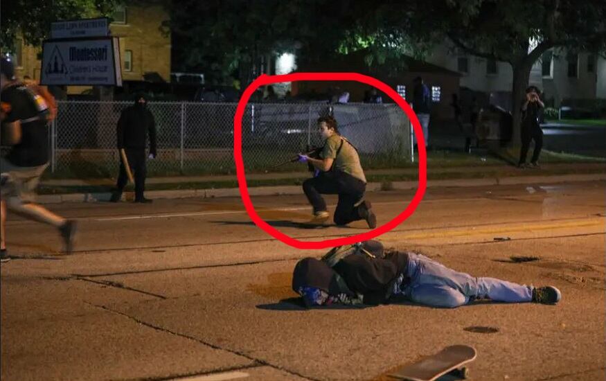 El tirador Kyle Rittenhouse en Kenosha