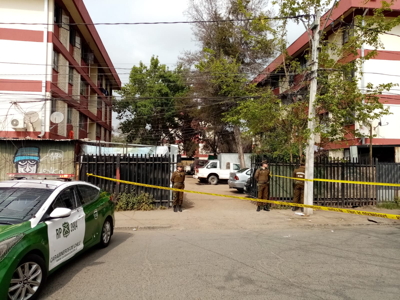 Imágenes del sitio del suceso. / ADN.cl