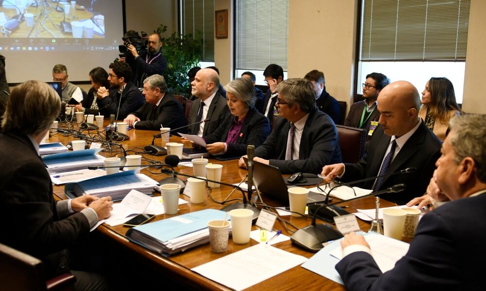 Agencia UNO | Imagen de archivo de la sesión de la comisión del Trabajo del Senado del pasado 7 de agosto