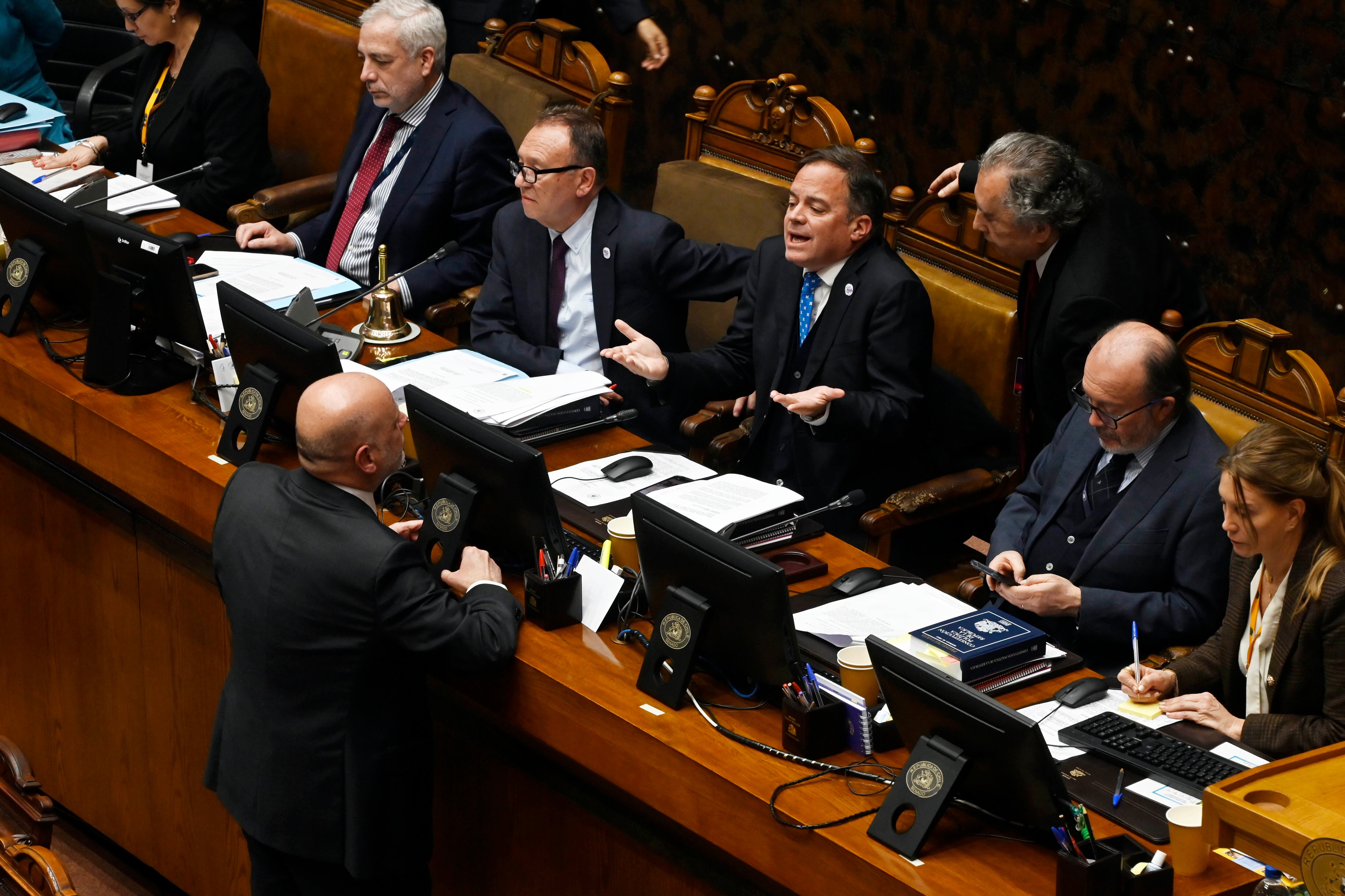Agencia Uno | Imagen de archivo de la votación de la comisión mixta sobre proyecto de votación en dos días en el Senado