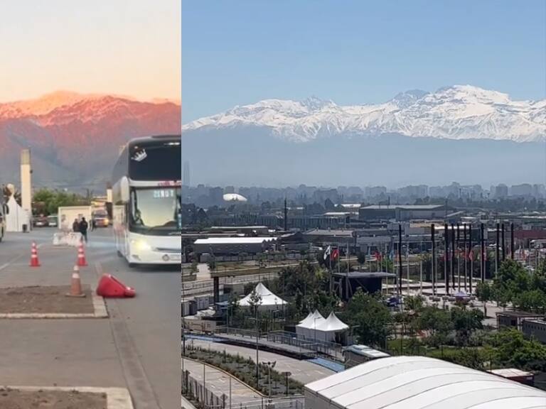 «Una joya de paisaje»: atletas panamericanos impactados con la Cordillera de los Andes tras lluvia en Santiago