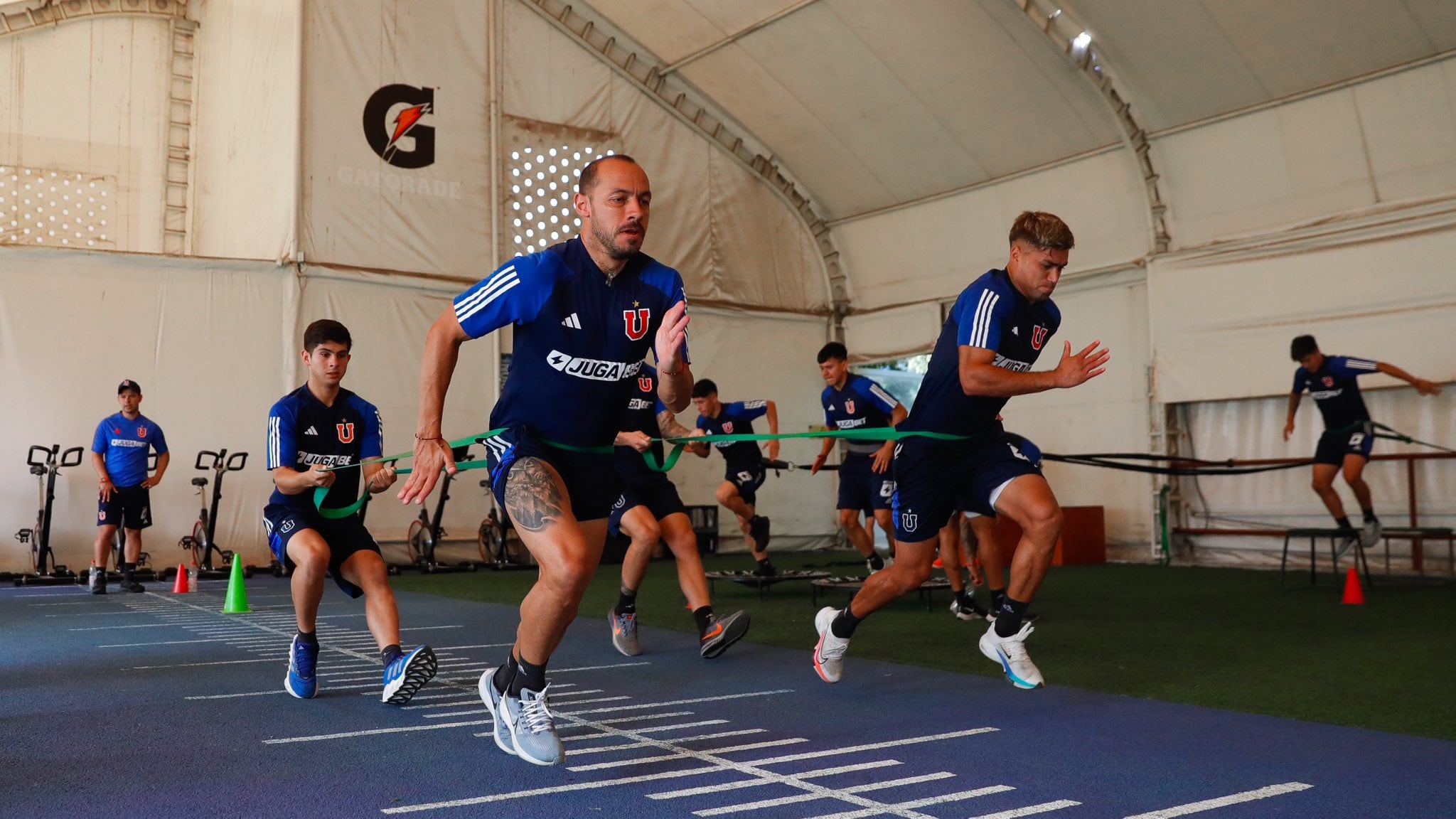 La U sigue trabajando en su pretemporada | X: @udechile