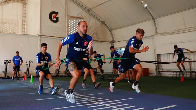 La U sigue trabajando en su pretemporada | X: @udechile