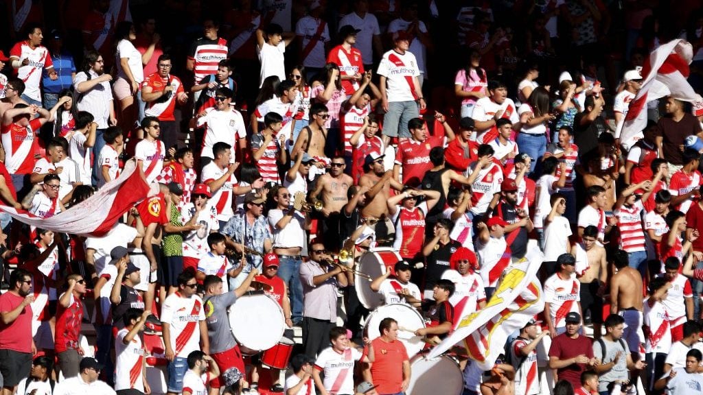 15 DE MARZO DE 2019/CURICÓ. Hinchas de Curico, durante el partido válido por la quinta fecha del Campeonato AFP Planvital 2019, entre Curicó Unido y Cobresal, disputado en el Estadio Bicentenario La Granja. FOTO: GABRIEL SILVA SEPÚLVEDA/AGENCIA UNO