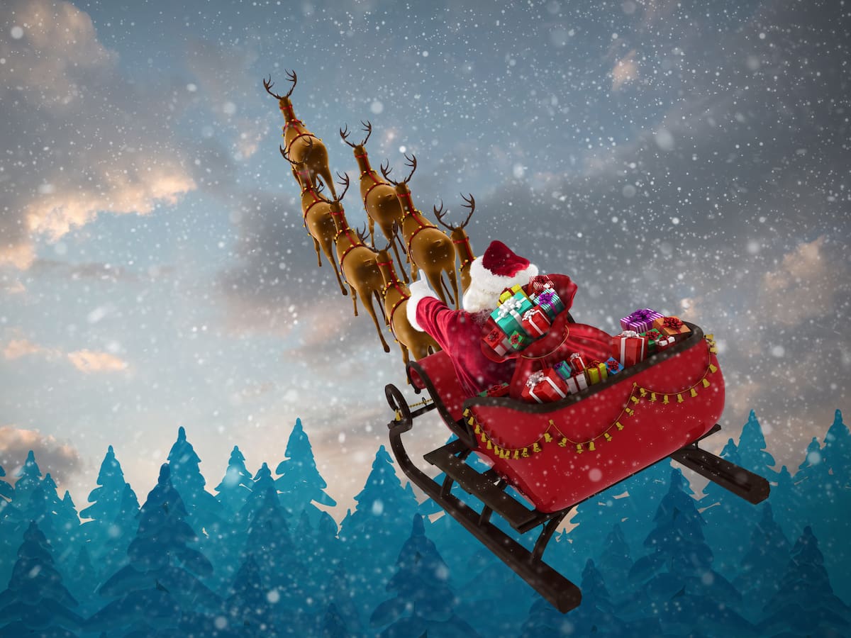 ¿Dónde viene el Viejito Pascuero? Así puedes seguir en vivo su recorrido en Navidad