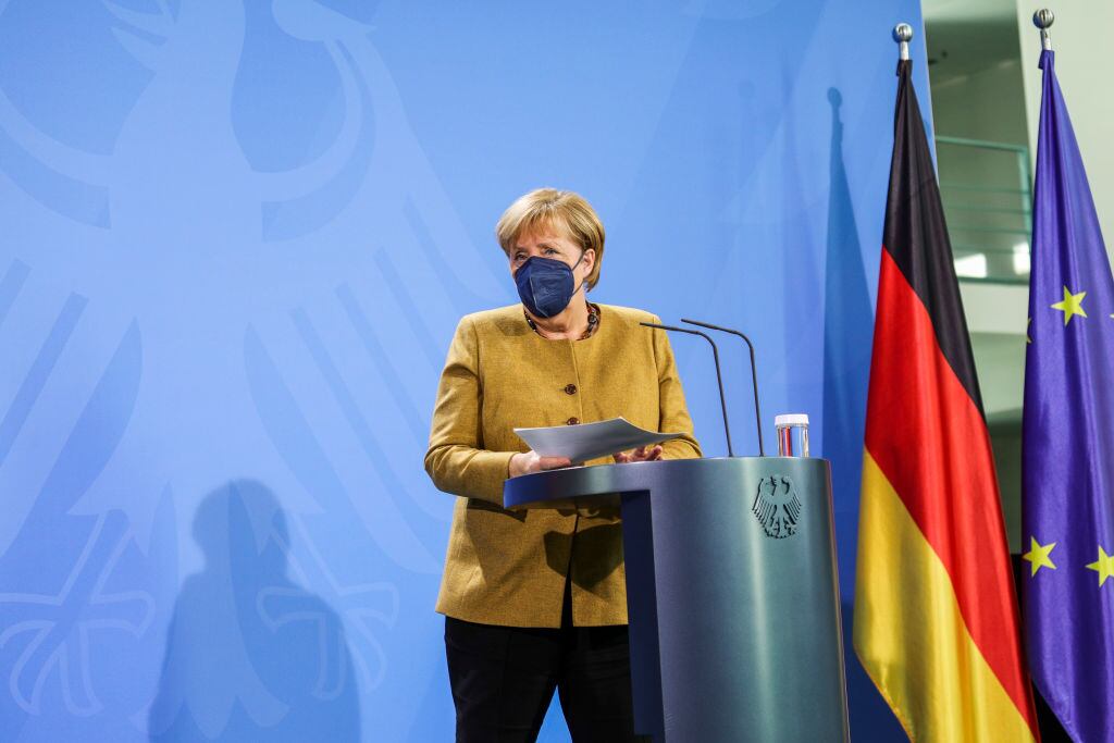 La canciller alemana Angela Merkel entre su análisis de la cita del G20