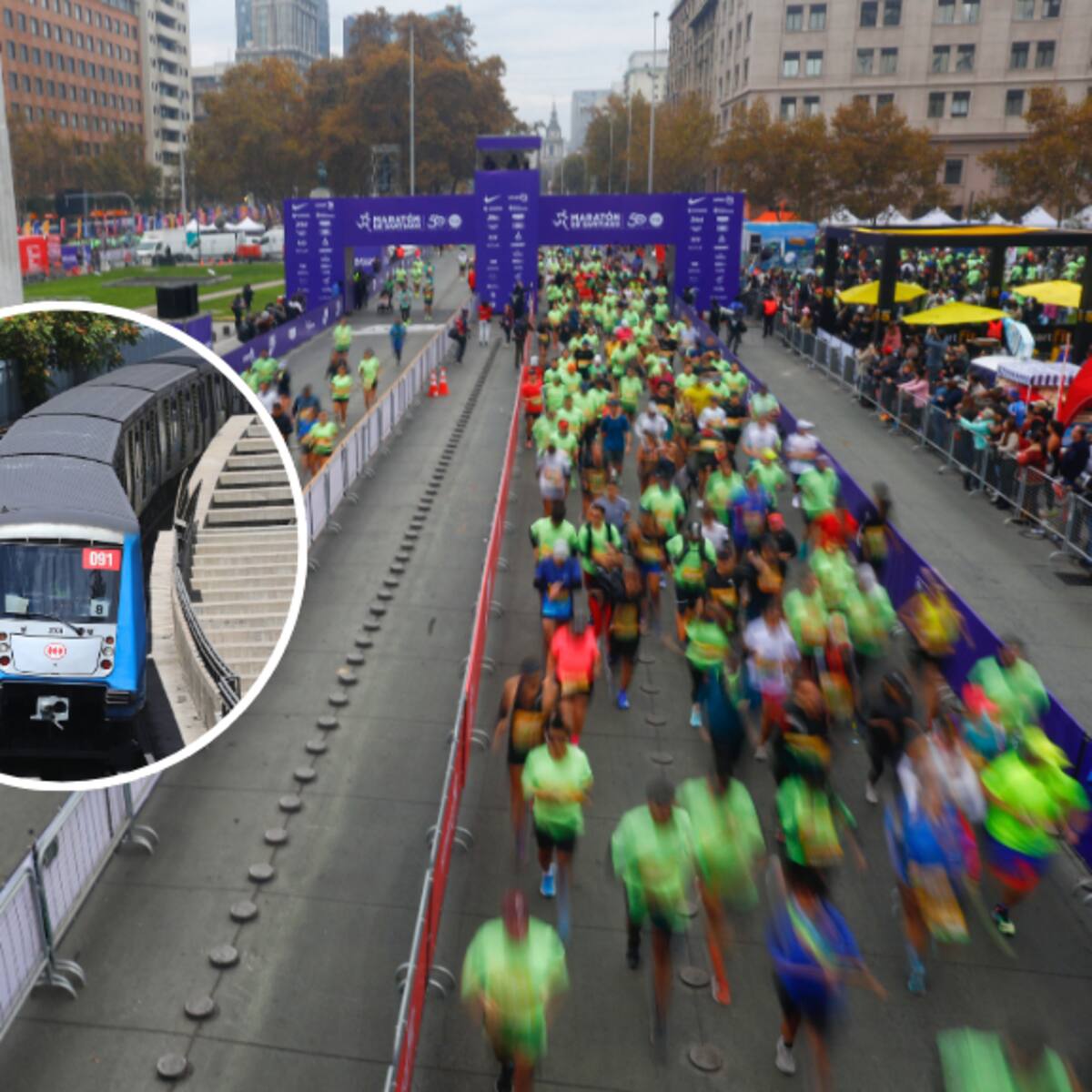 Maratón de Santiago 2026: este será el horario especial de Metro durante este fin de semana